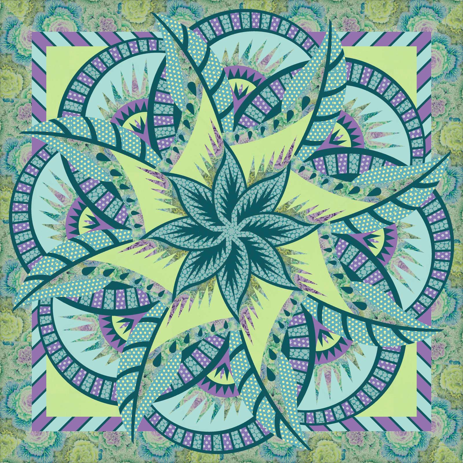 Coral Reef Kit Brassica Cactus Quilting LLC